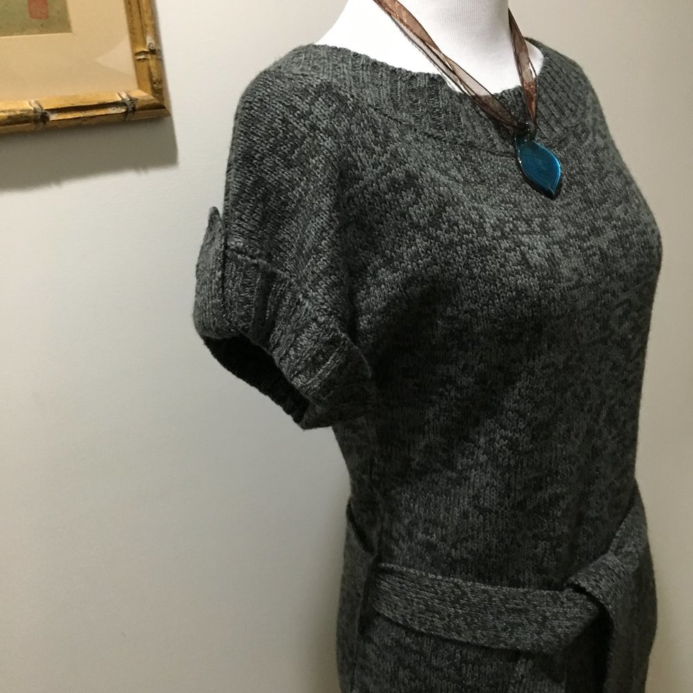 ⛄️ Y2K Olive & Black Marled Sweater Dress/Tunic
